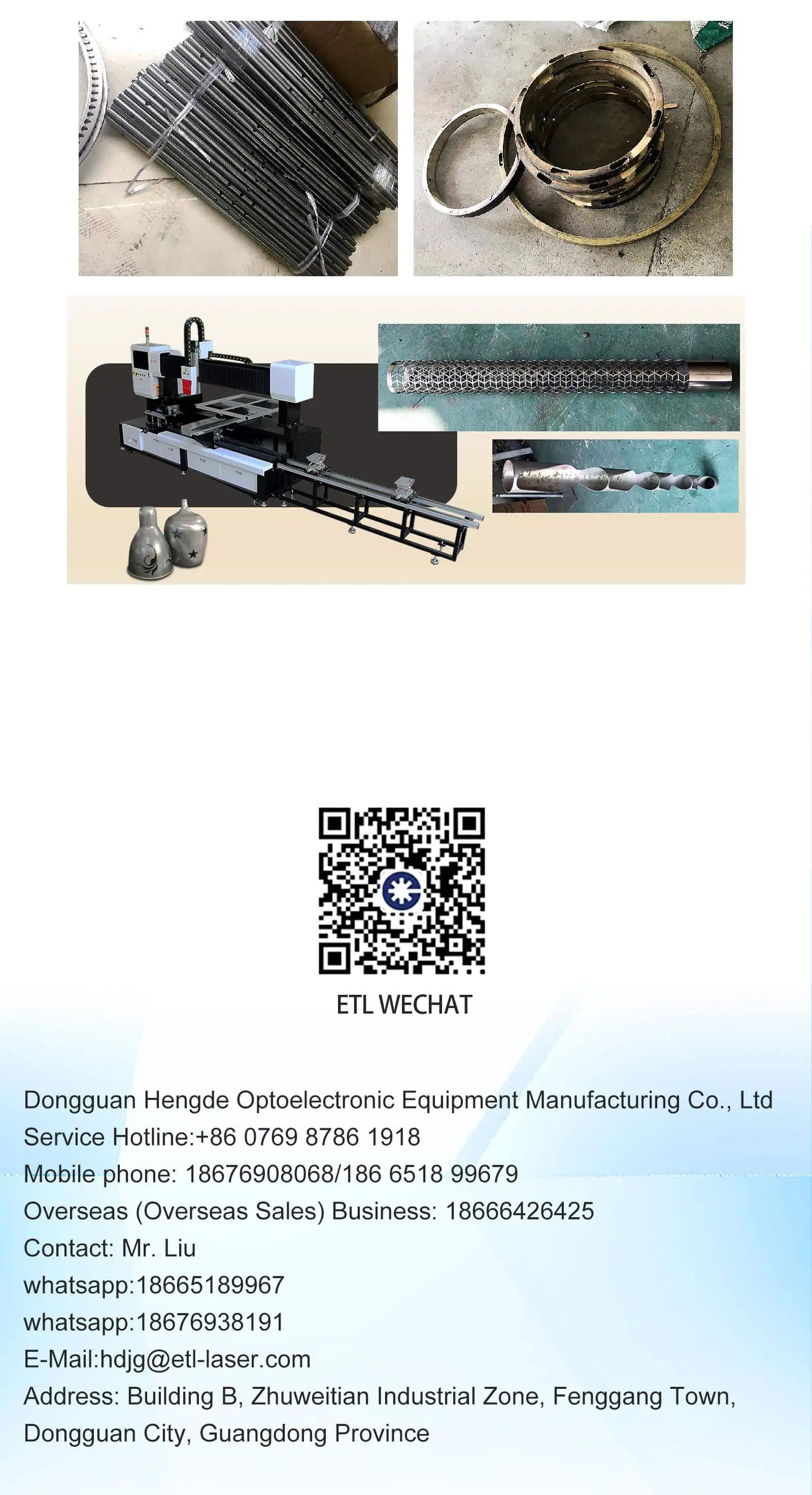Precision-cut metal profiles and interlocking tube joints produced by the YG6000PD150-2000, showing smooth edges and high-accuracy intersecting lines.