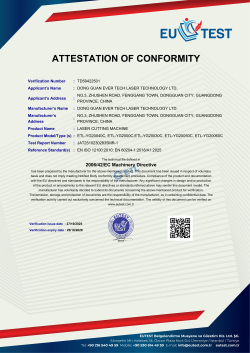 EU Certificate